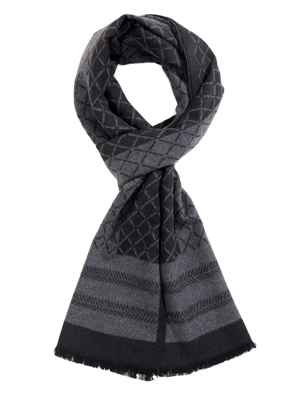 2504 Winter Warm Scarf Premium Cashmere Feel, Luxuriously Soft Long Plaid